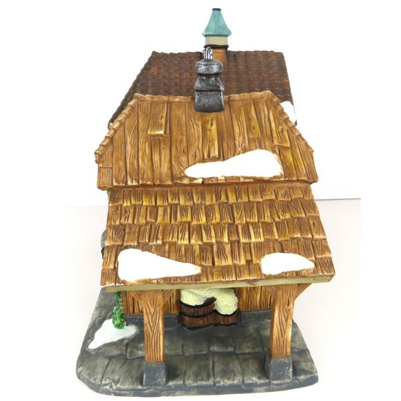 Holiday Time Woolen Mill Porcelain Lighted Building Village Collectible 2000 - Picture 7 of 14